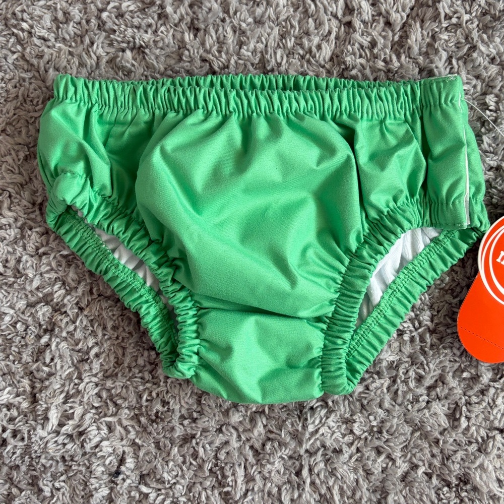 ✨5/$15✨ NWT•Wonder Nation• Baby Swim Diaper | Green | 6-9m  16.5-19lbs